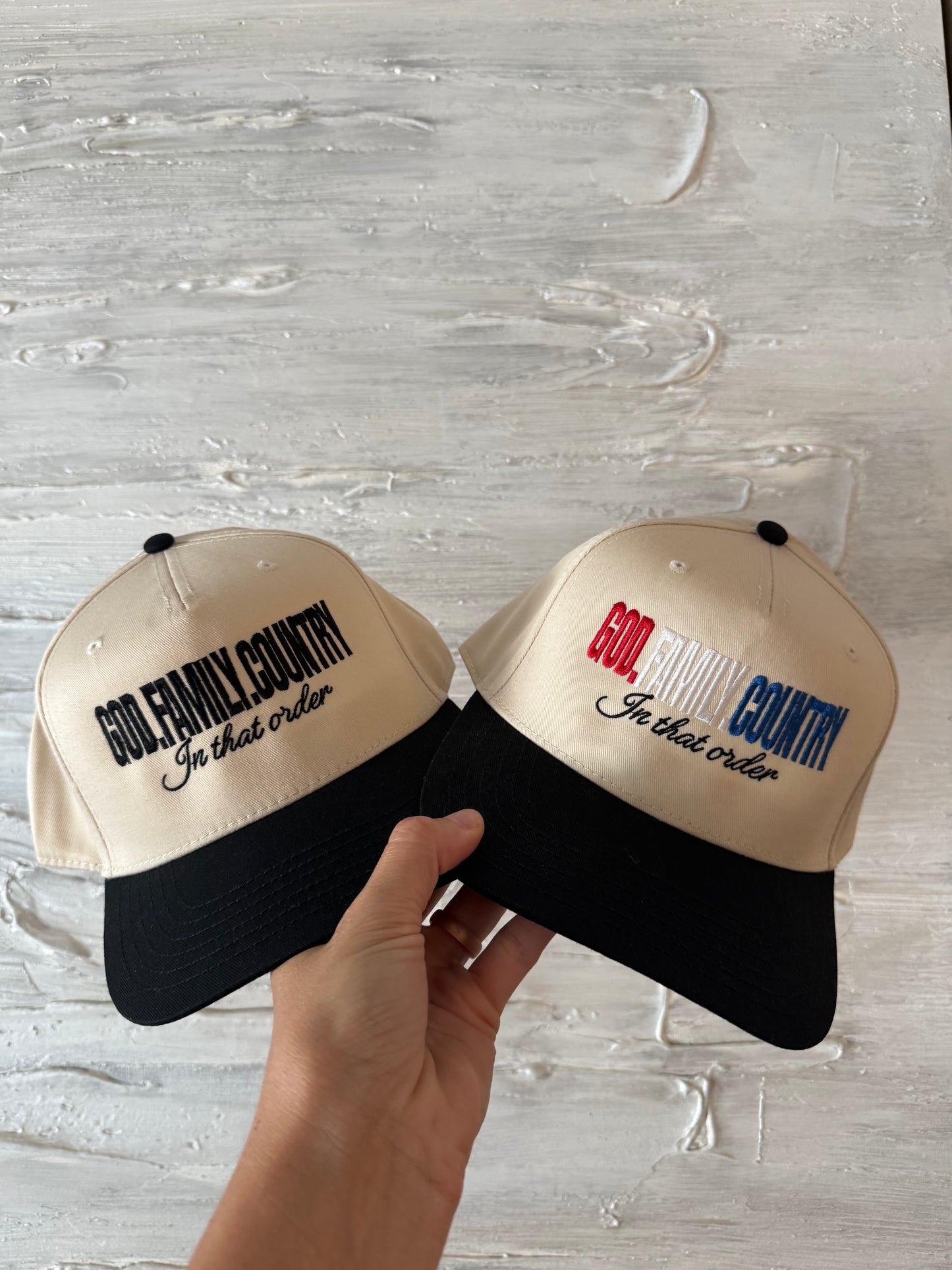 God.Family.Country Hats